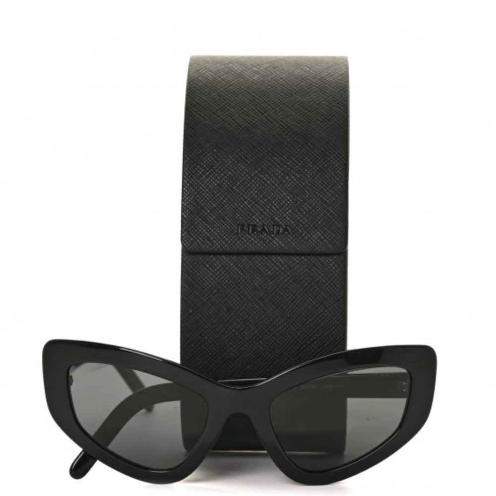 Prada Sleek Black Cat-Eye Sunglasses